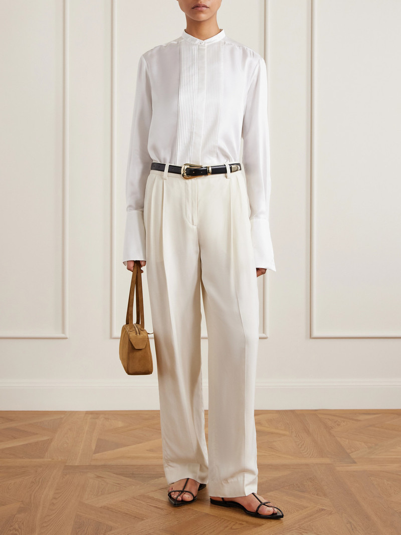 Another Tomorrow Tuxedo Silk-twill Shirt outlook