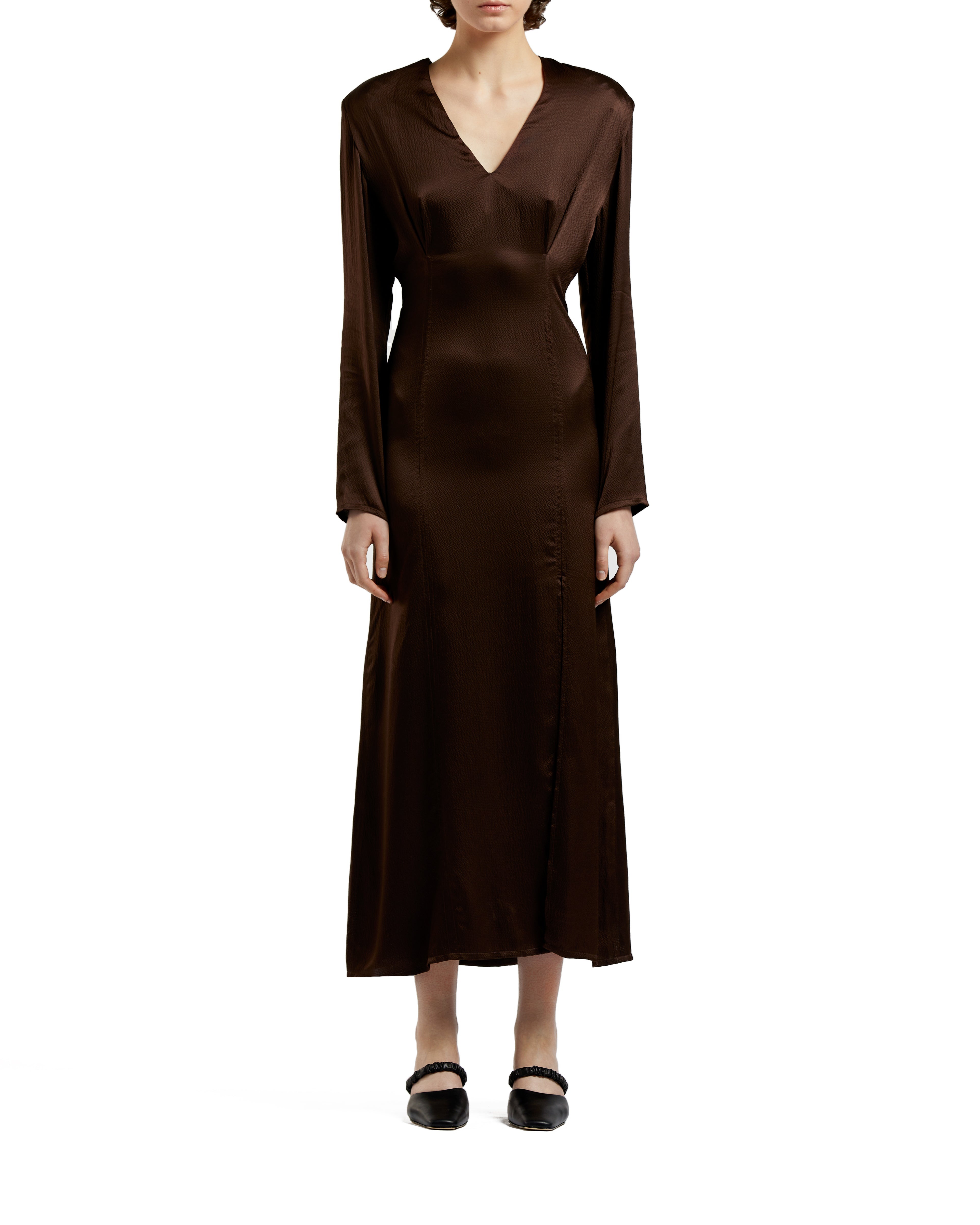 Evening Dress Brown - 1