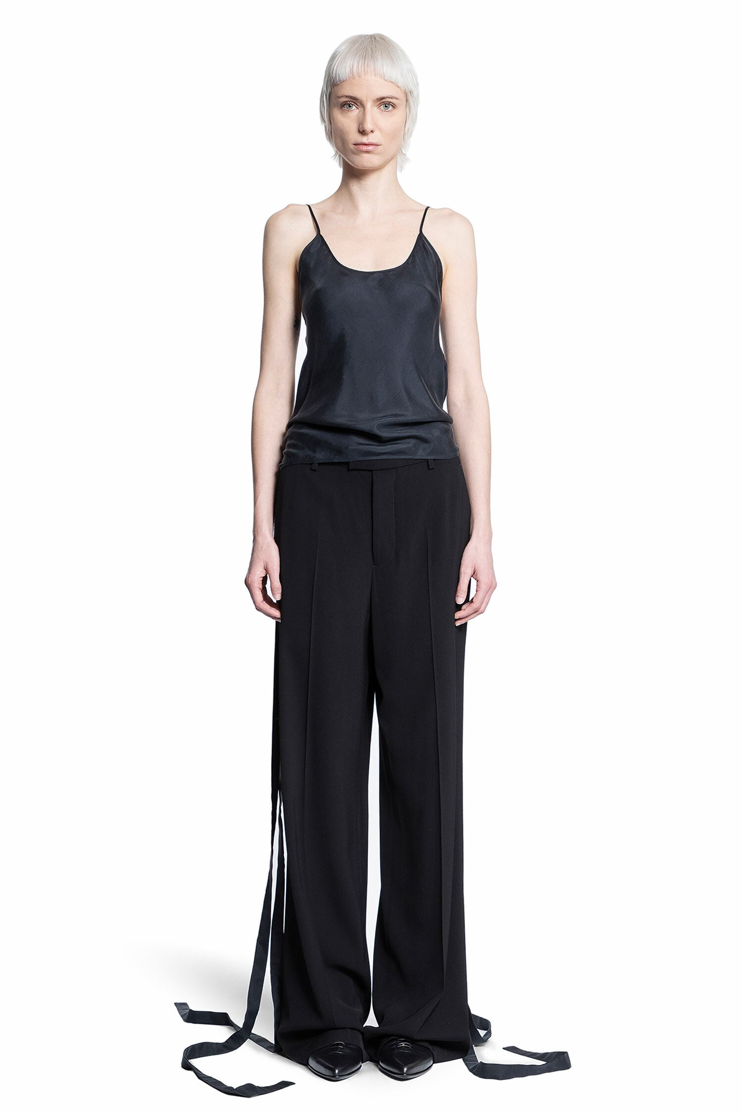 ANN DEMEULEMEESTER WOMAN BLACK TOPS - 4