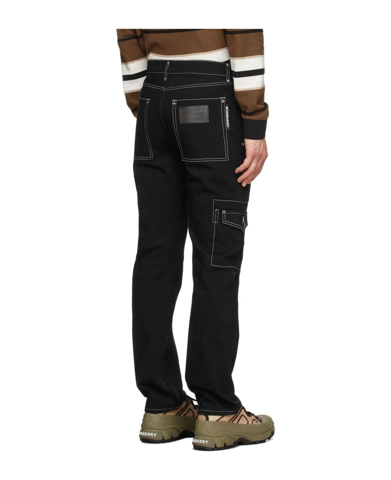 Denim Cargo Pants - 3
