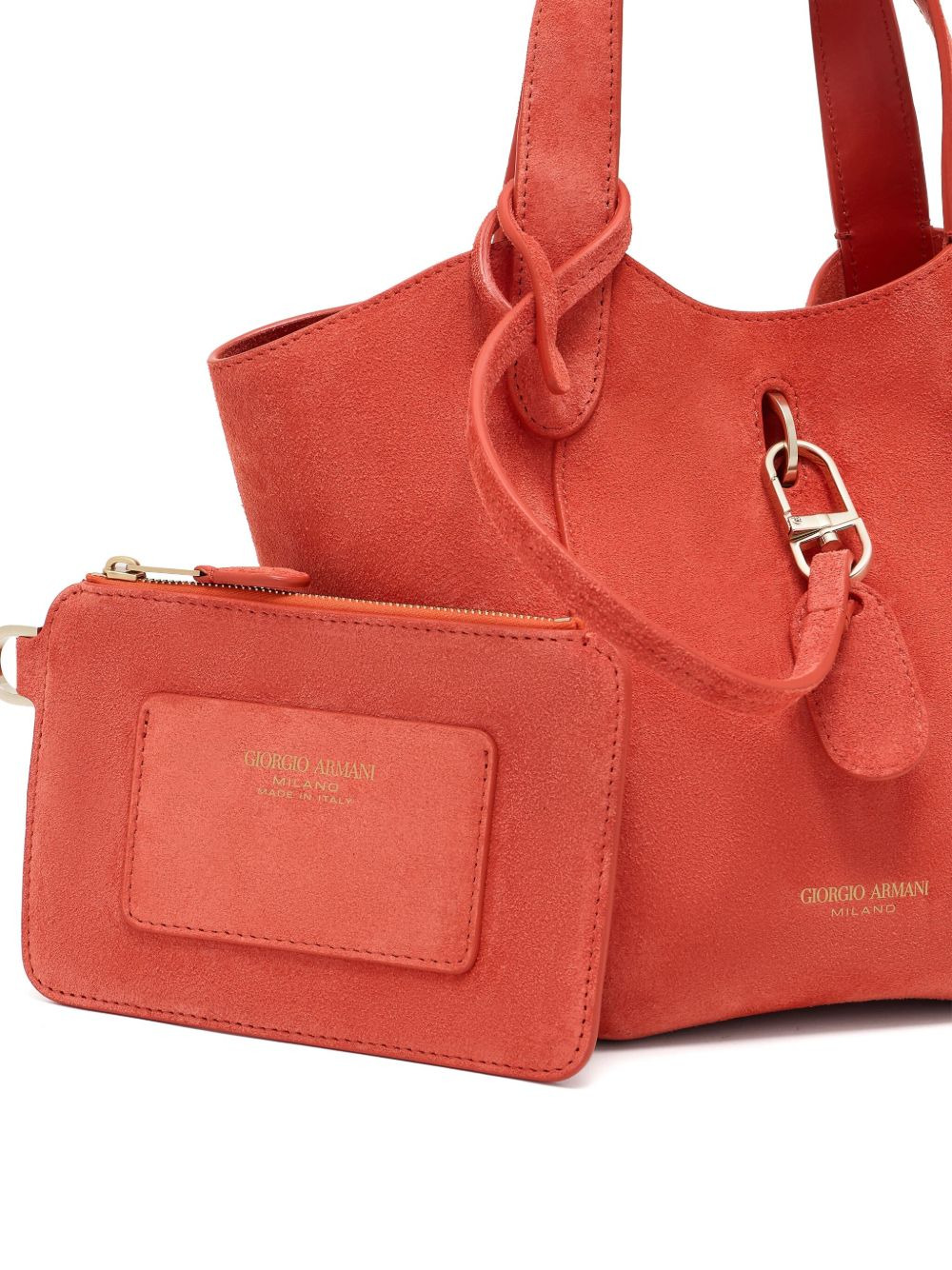 suede tote bag - 7