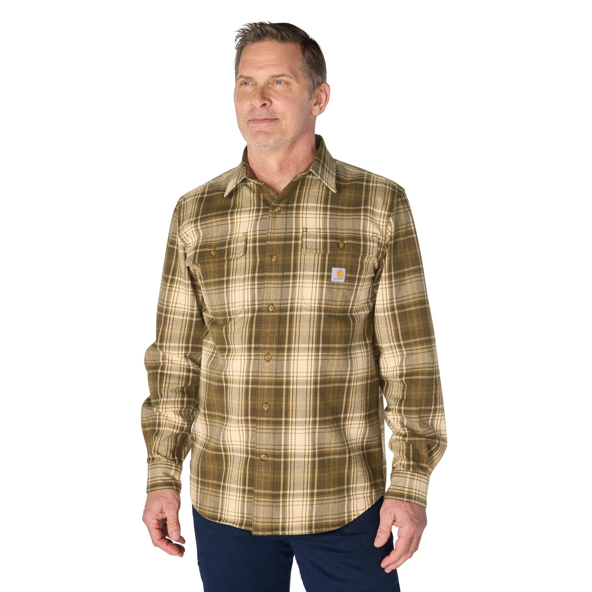 Hubbard Loose LS Plaid Shirt - 1