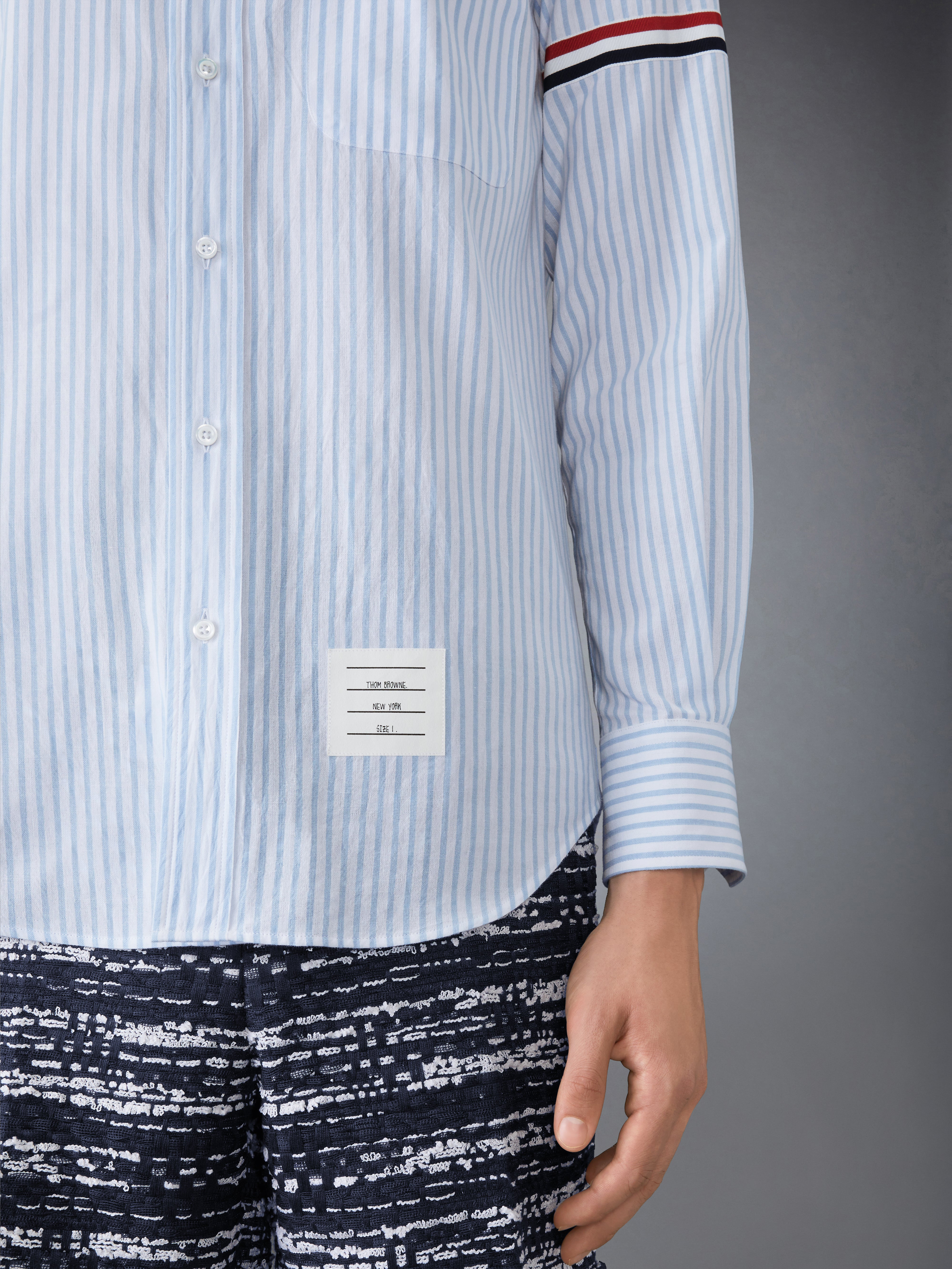 MADRAS COTTON ARMBAND SHIRT - 6