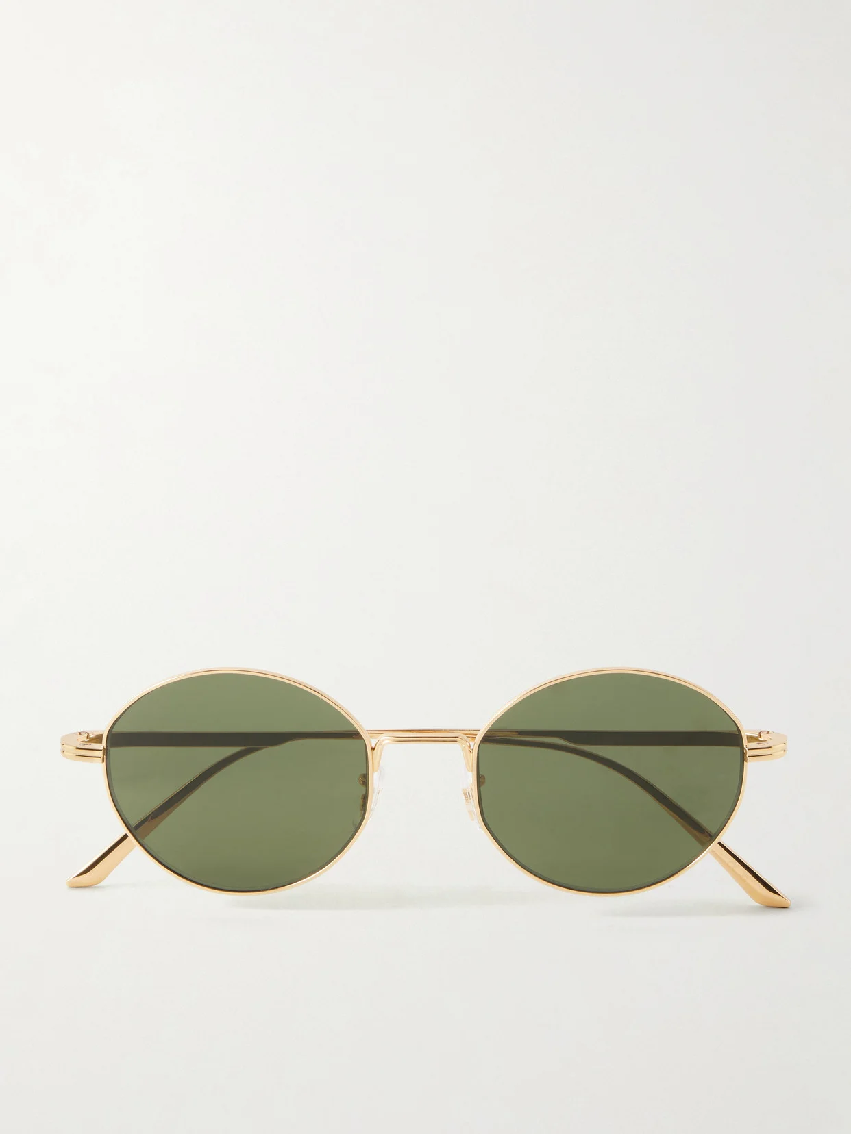 + Khaite 1994c Round-frame Metal Sunglasses - 1