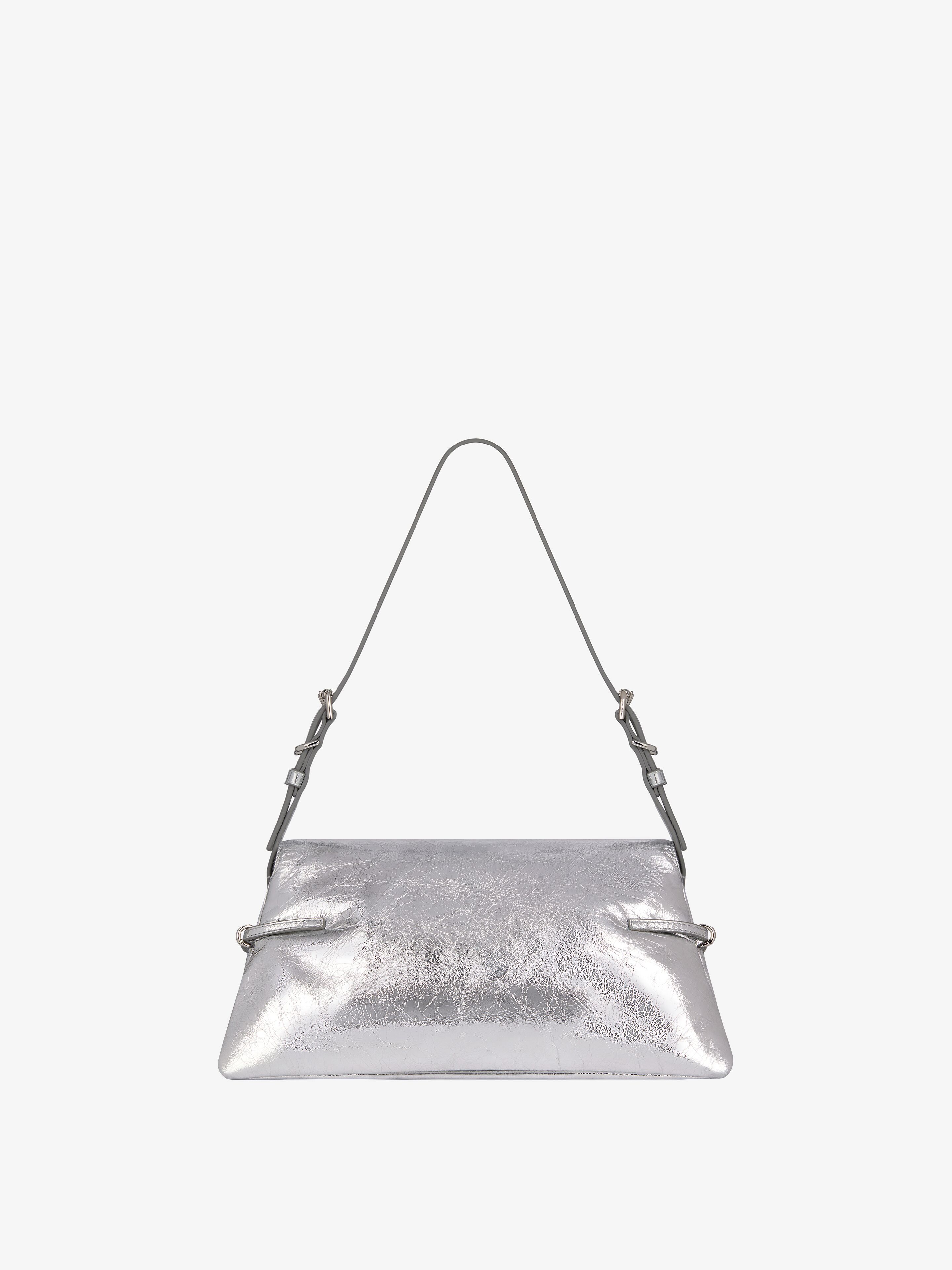 SMALL P'TIT VOYOU BAG IN LAMINATED LEATHER - 4