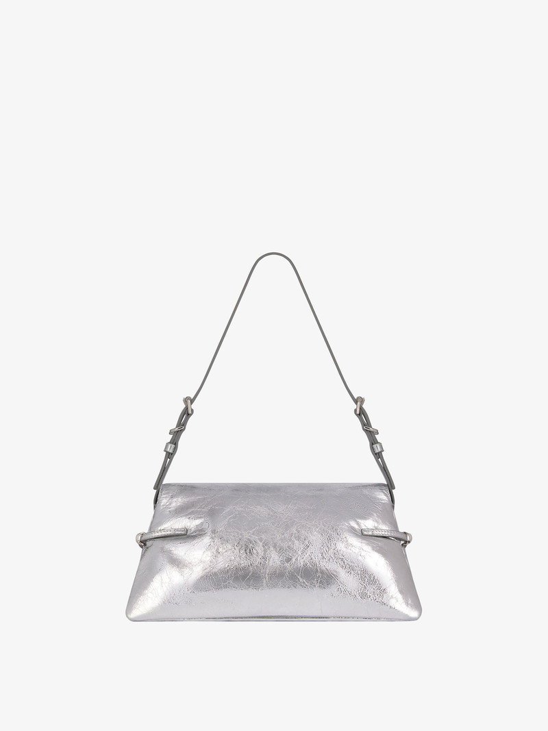SMALL P'TIT VOYOU BAG IN LAMINATED LEATHER 4