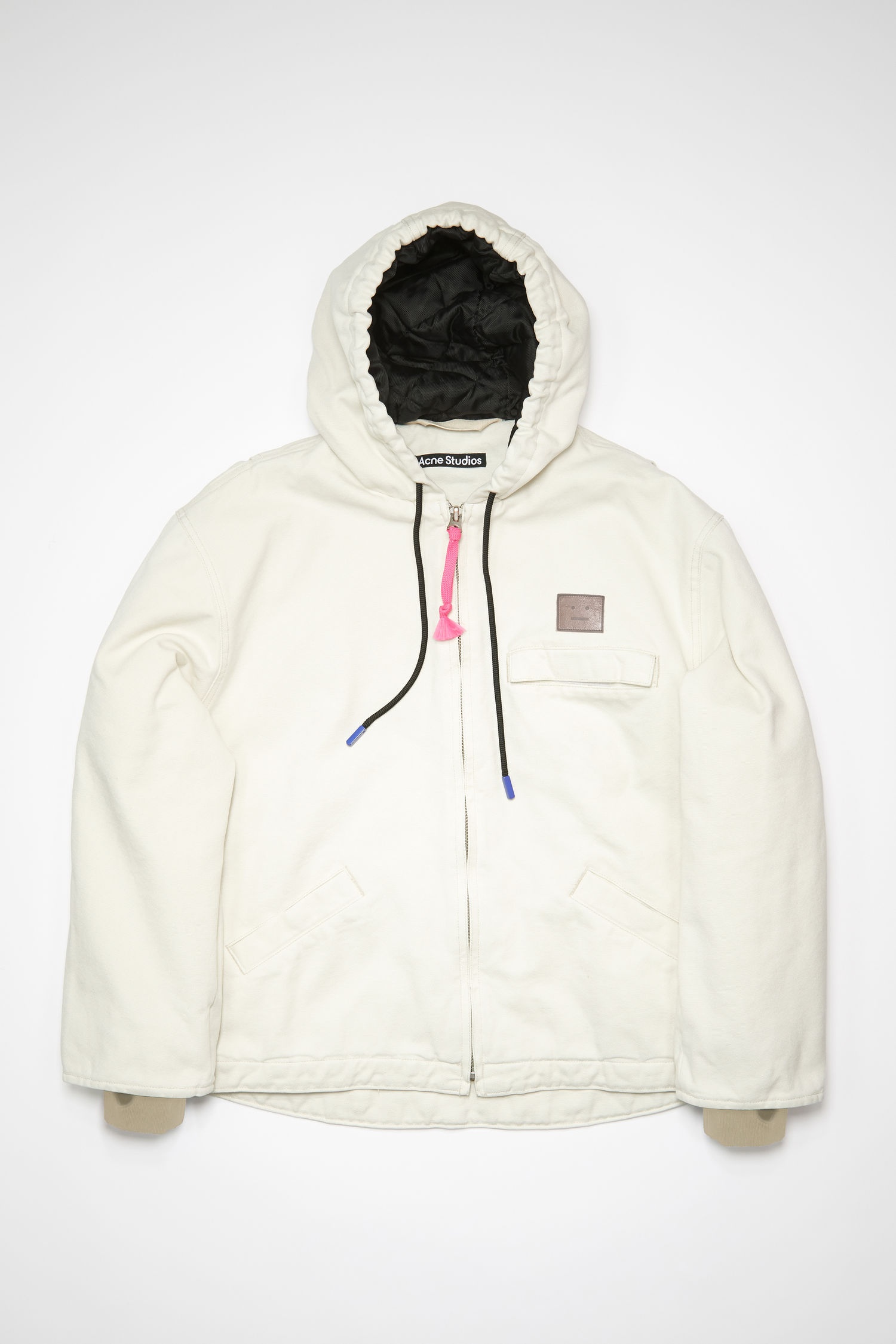 Padded cotton jacket - Oat beige - 1