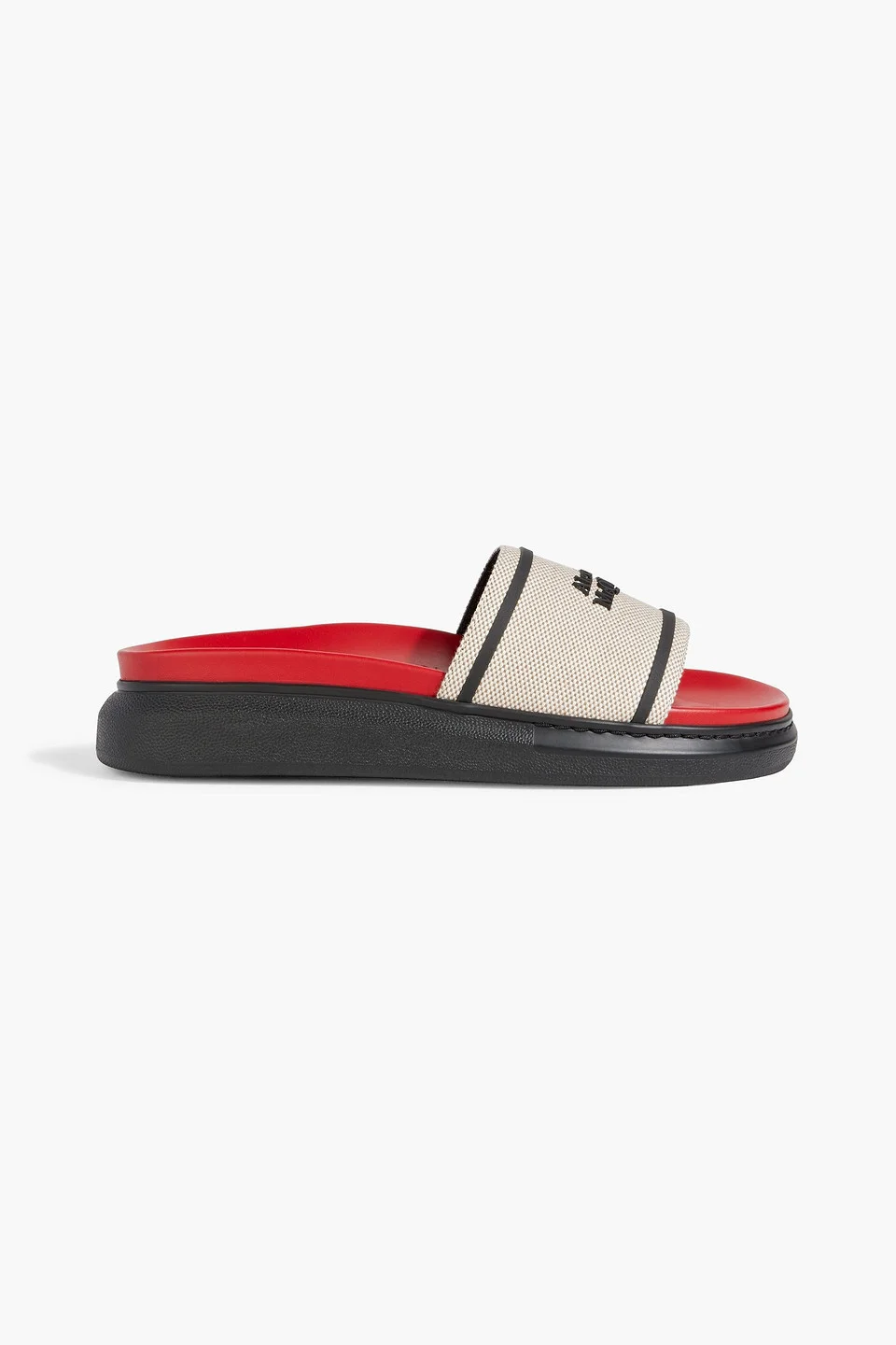 Hybrid logo-embellished canvas slides - 1