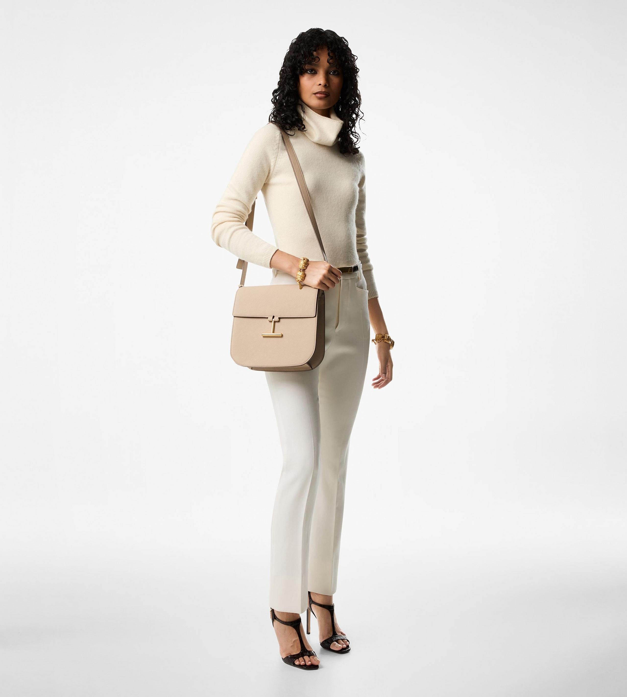 GRAIN LEATHER TARA MEDIUM CROSSBODY - 5