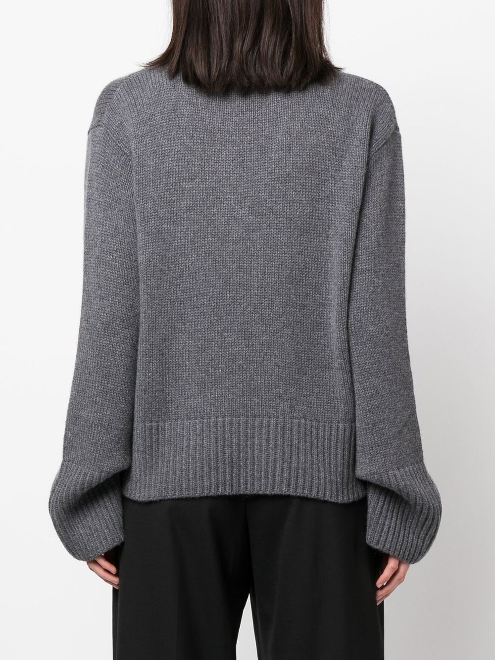 V-neck cashmere jumper - 4