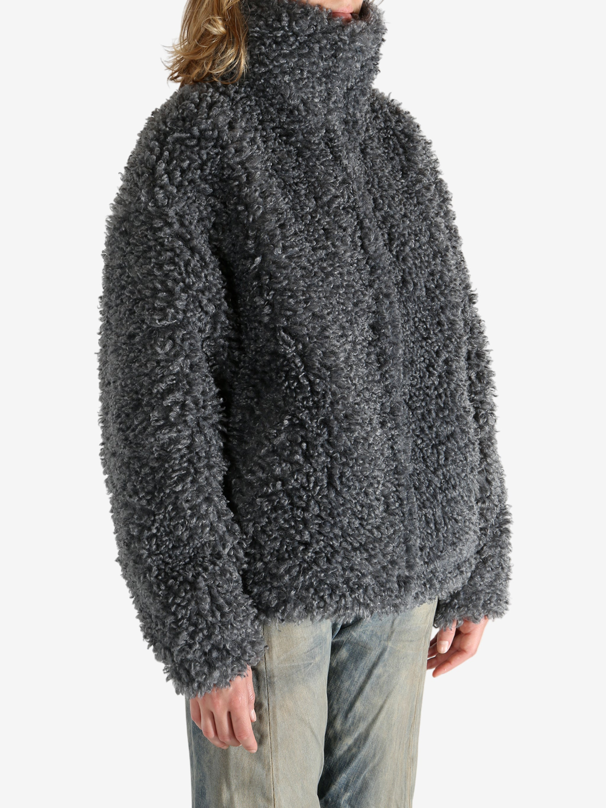 ACNE STUDIOS - Women Fuzzy Bomber Jacket - 2