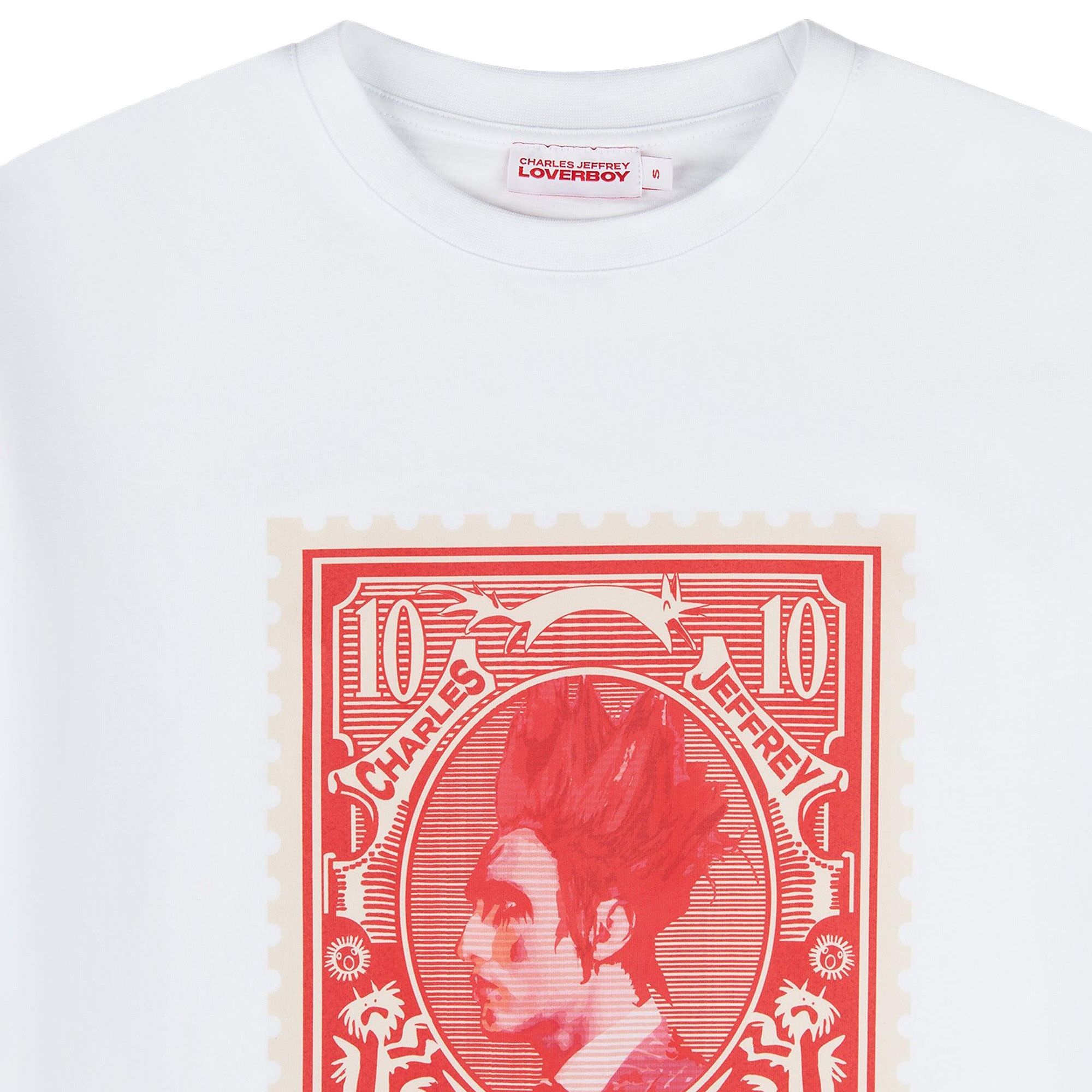 Charles Jeffrey Loverboy Turn Up Tee 'White' - 3