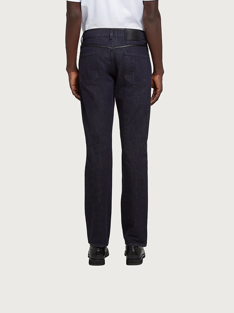 DENIM 5 POCKET TROUSERS - 4
