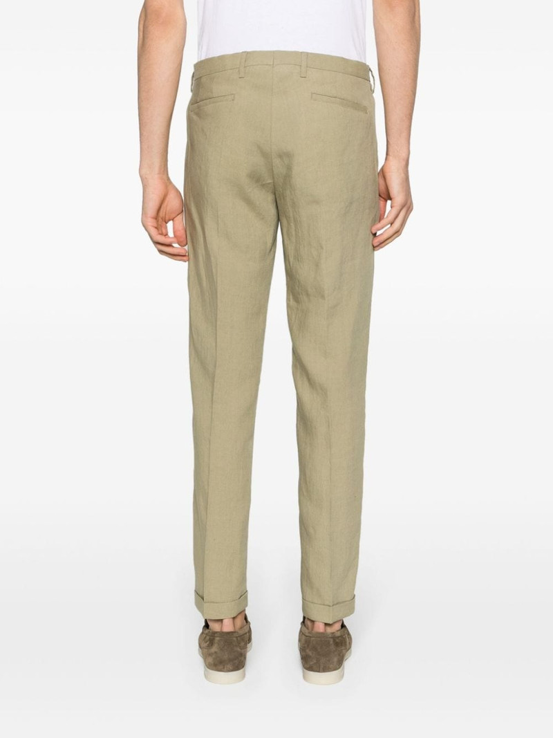linen tapered trousers 4