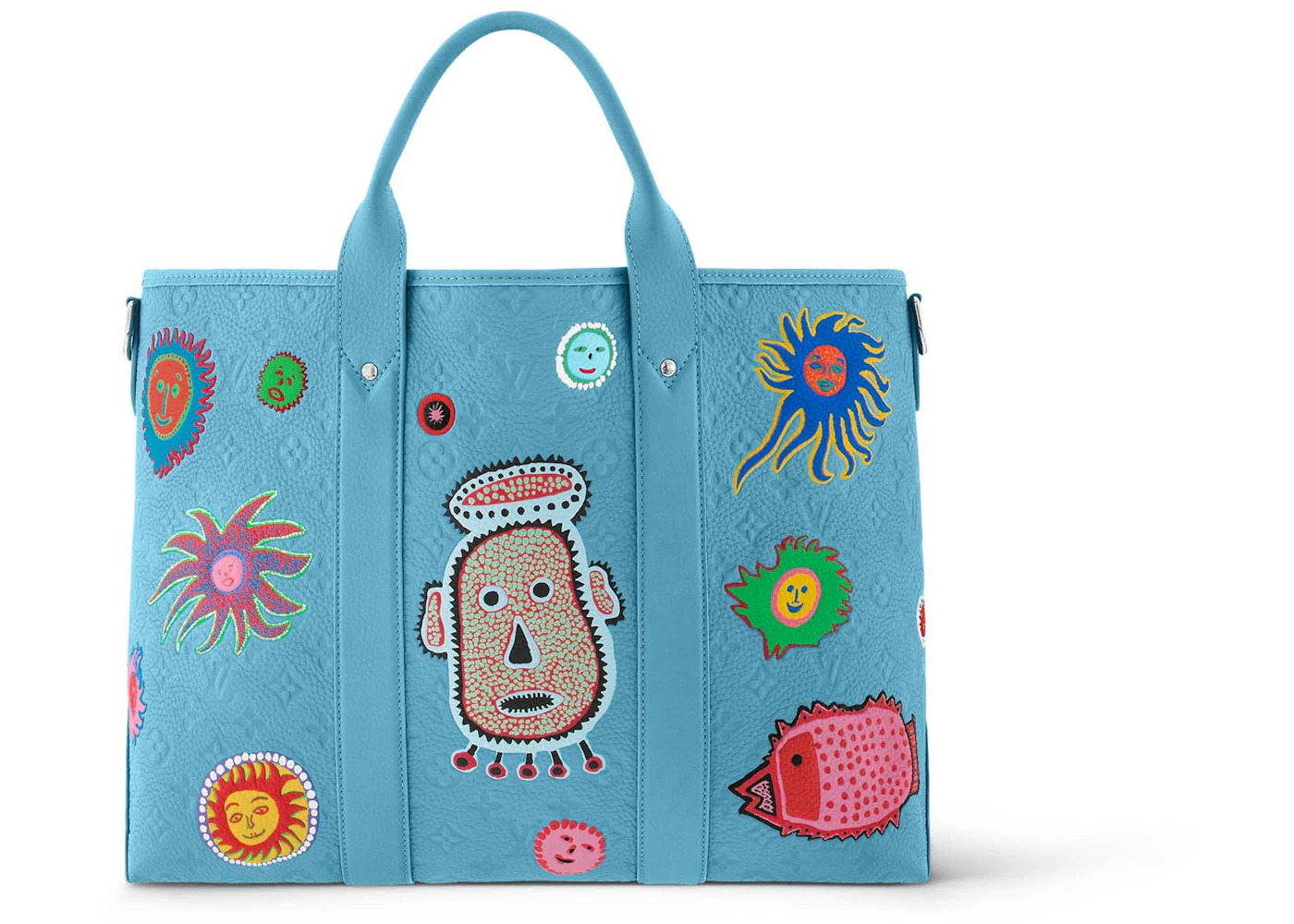 Louis Vuitton LV x YK Weekend Tote Blue - 2