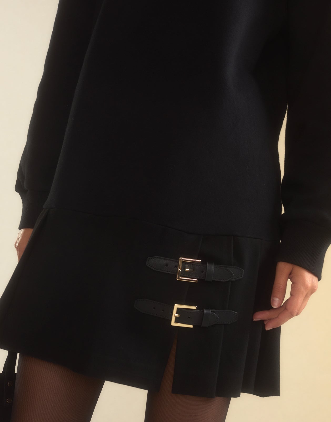 Preston Pleated Sweatshirt Dress - 7