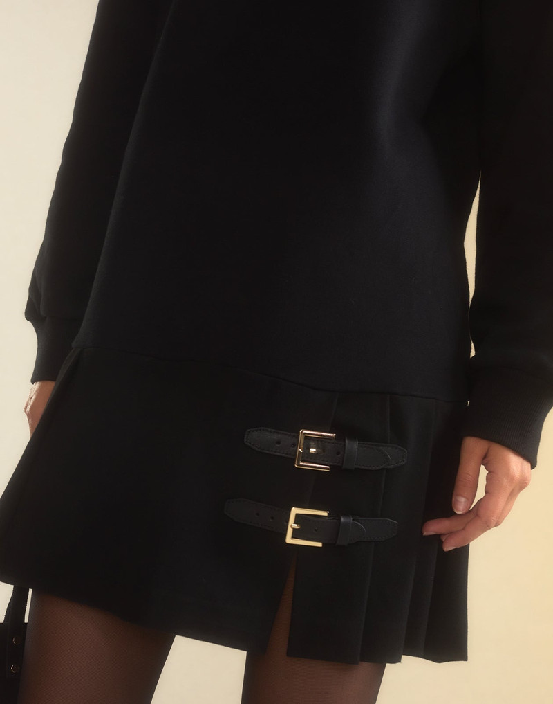 Preston Pleated Sweatshirt Dress 7