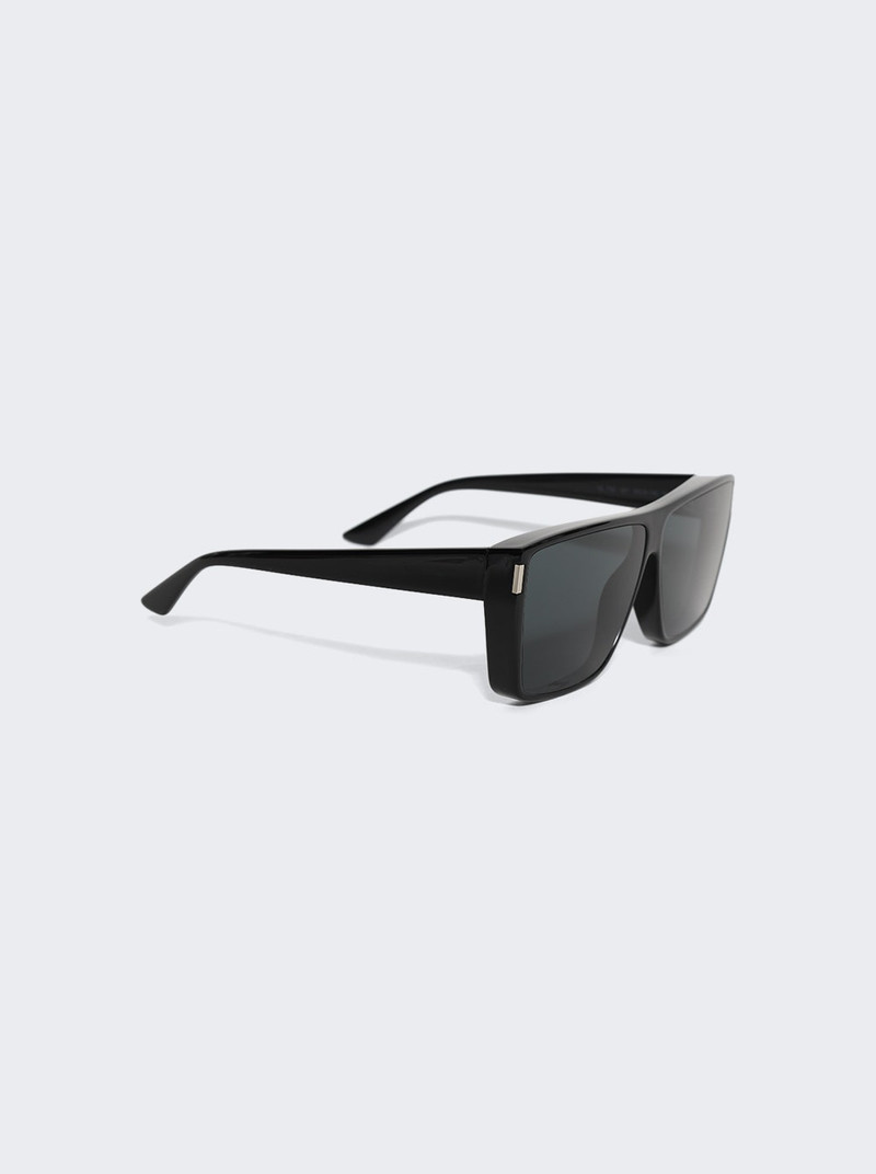 SAINT LAURENT 756 Sunglasses Black outlook