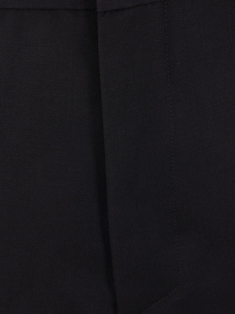 straight-leg tailored trousers - 4