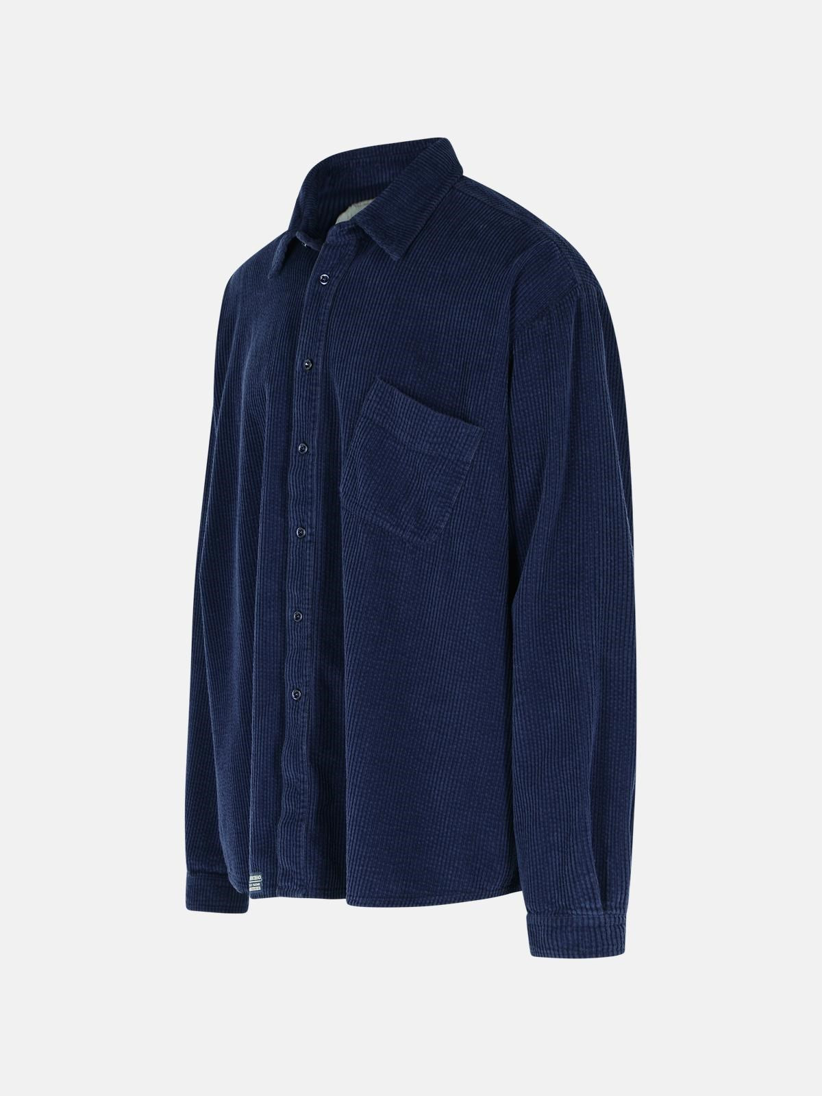 BLUE COTTON SHIRT - 2