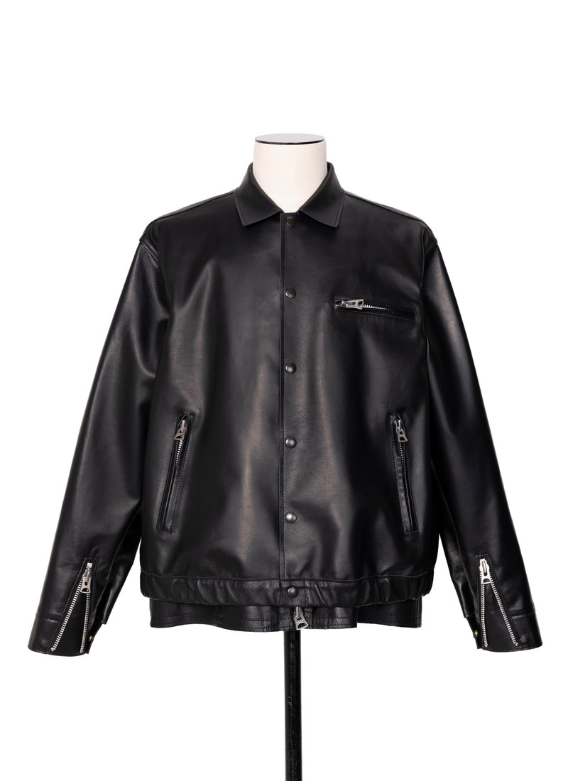 sacai Leather Blouson outlook