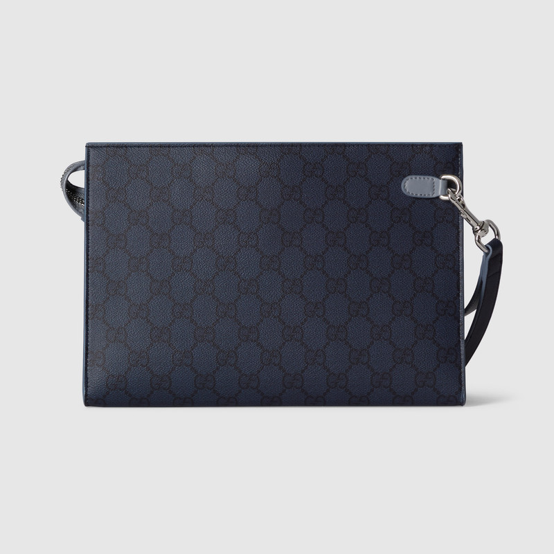 Dusty blue trim small pouch 6