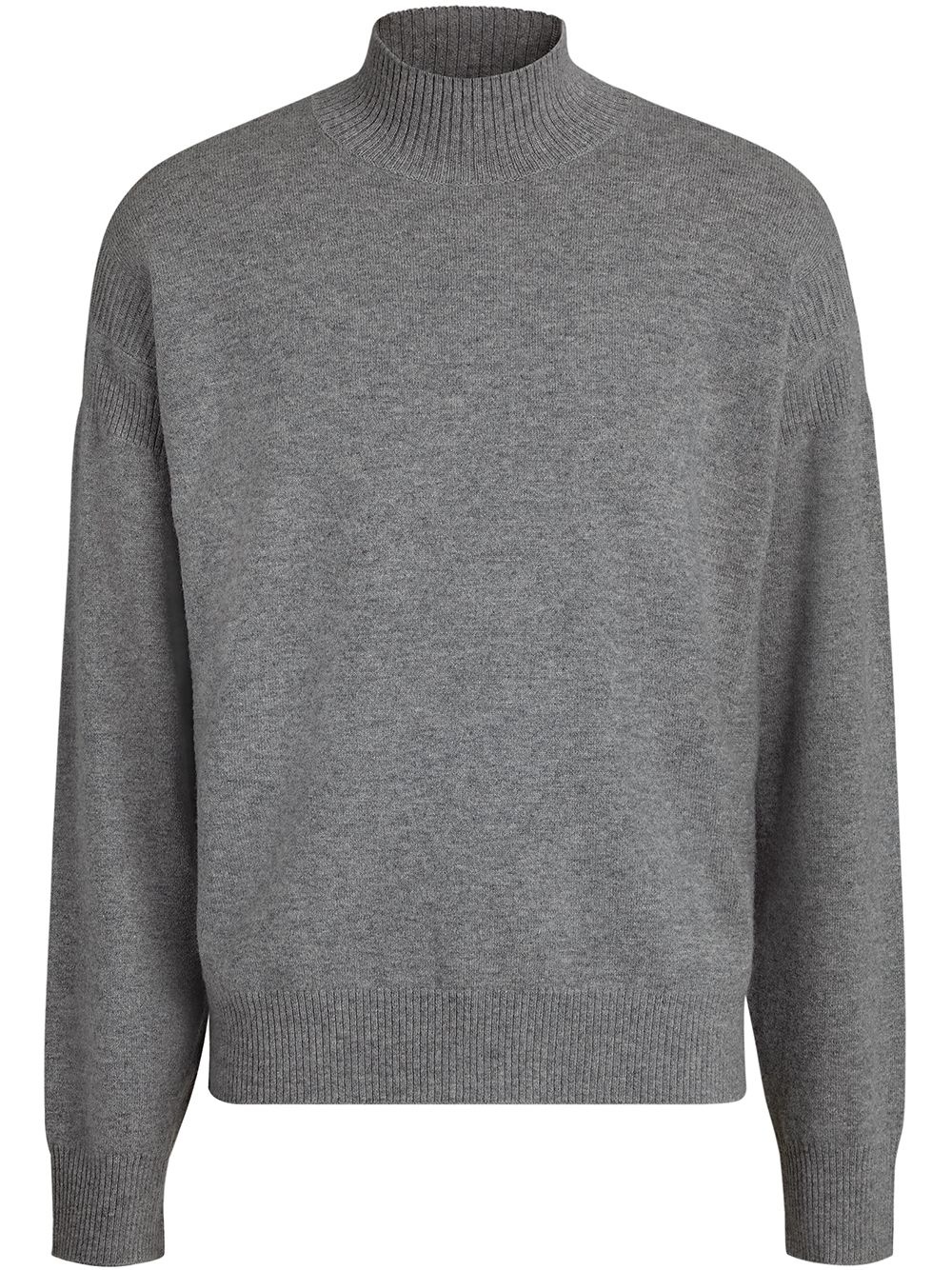 wool-blend funnel-neck jumper - 1