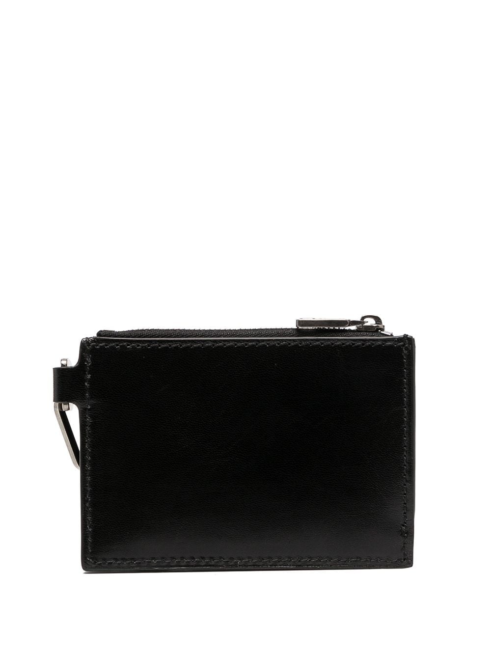 logo-embossed zip wallet - 2