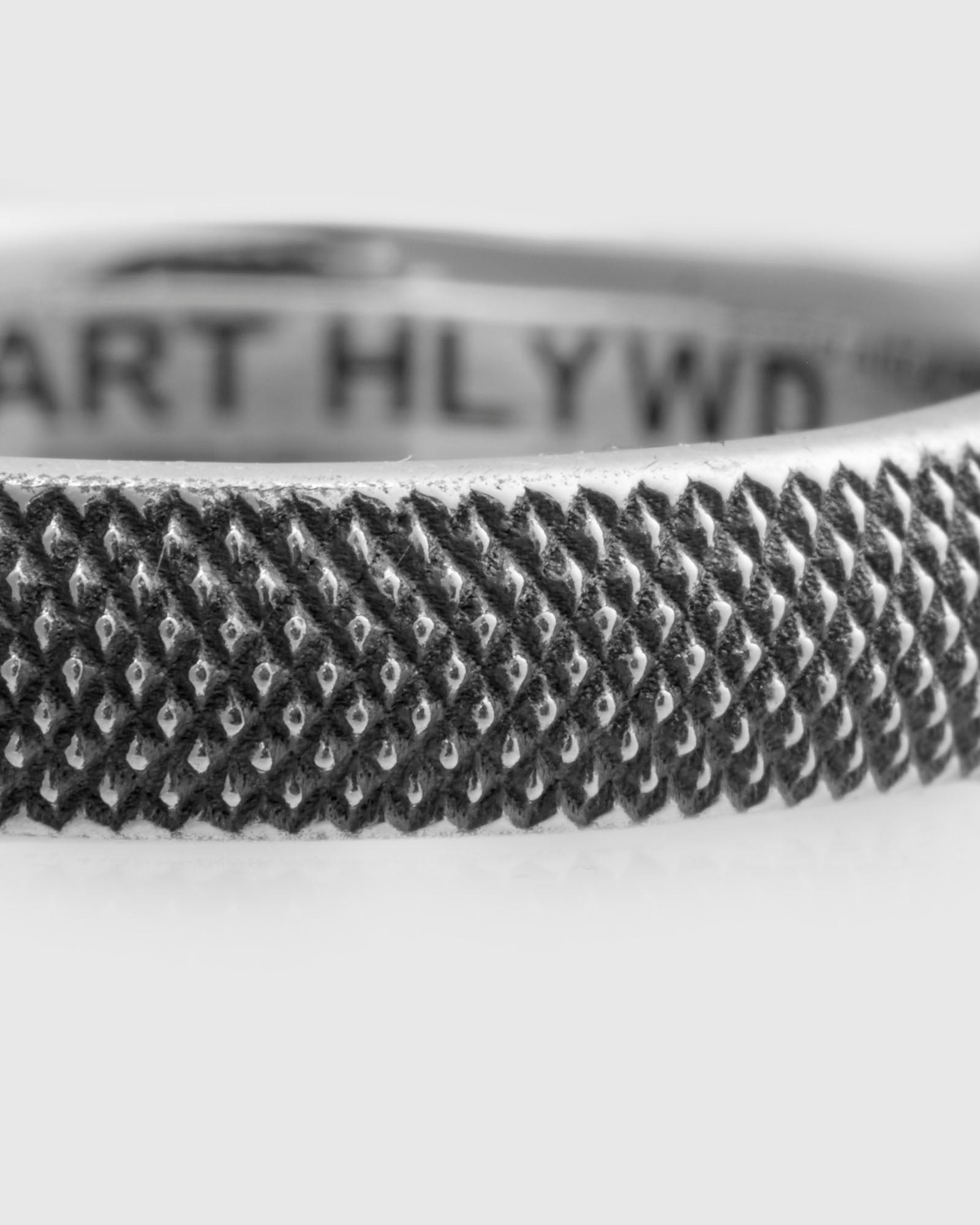 Goosebumps Spacer Ring in Sterling Sliver - 4