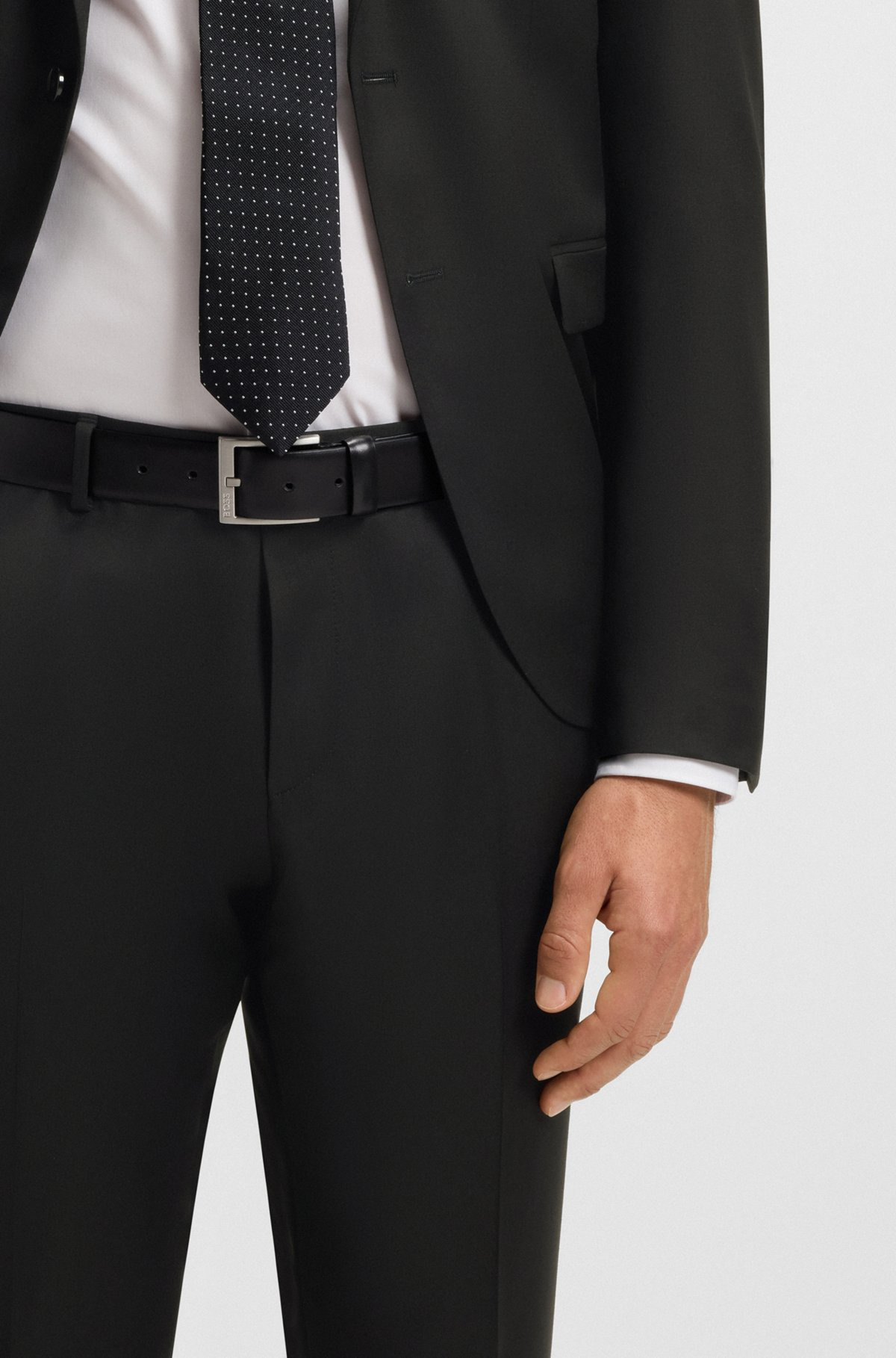FORMAL TROUSERS IN VIRGIN-WOOL SERGE - 5