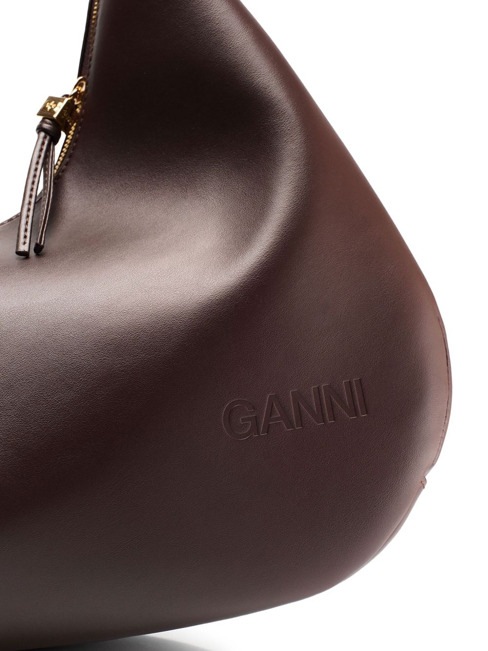 medium logo-debossed shoulder bag - 6