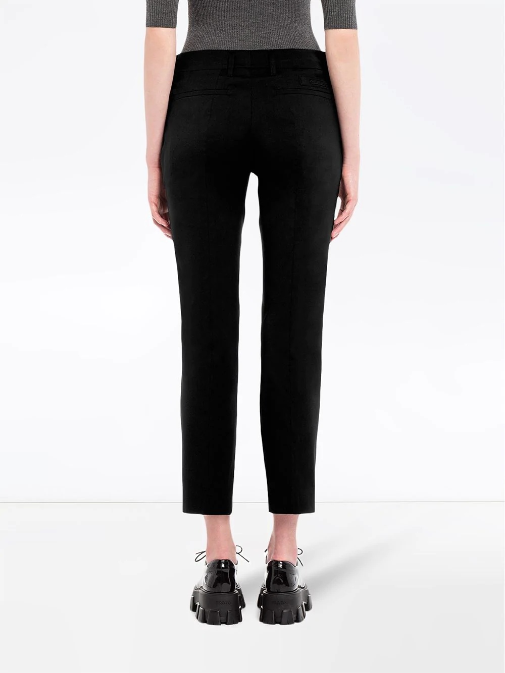 cropped tapered trousers - 4