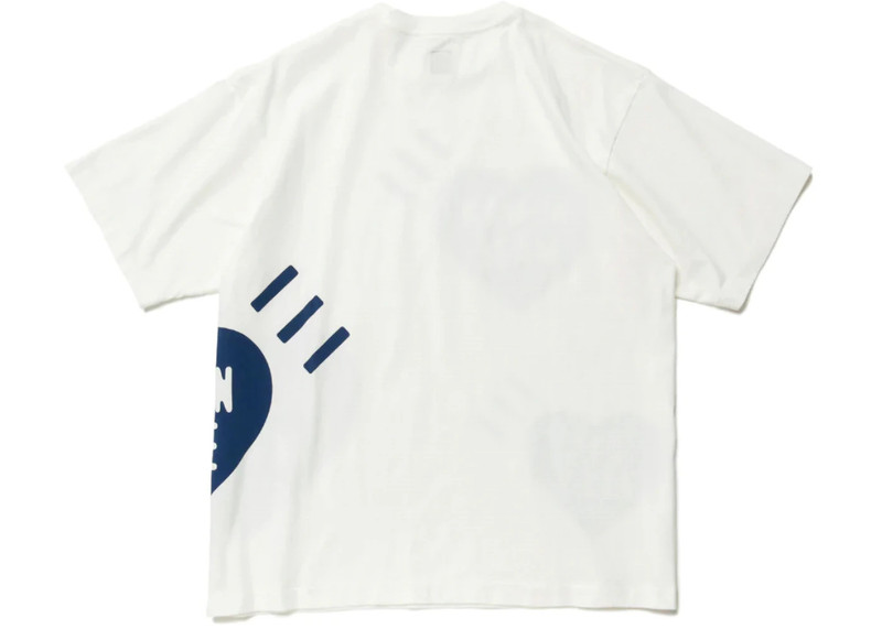 Human Made Human Made Big Heart T-Shirt White Navy outlook