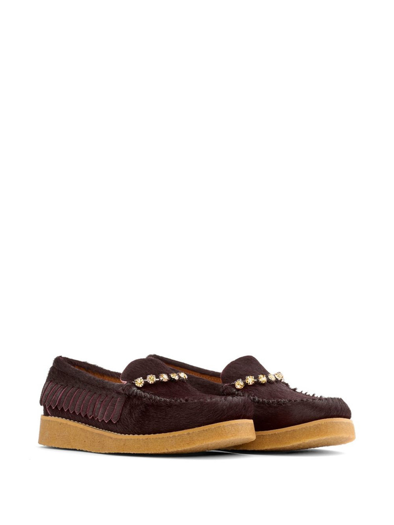 forte_forte embellished loafers outlook