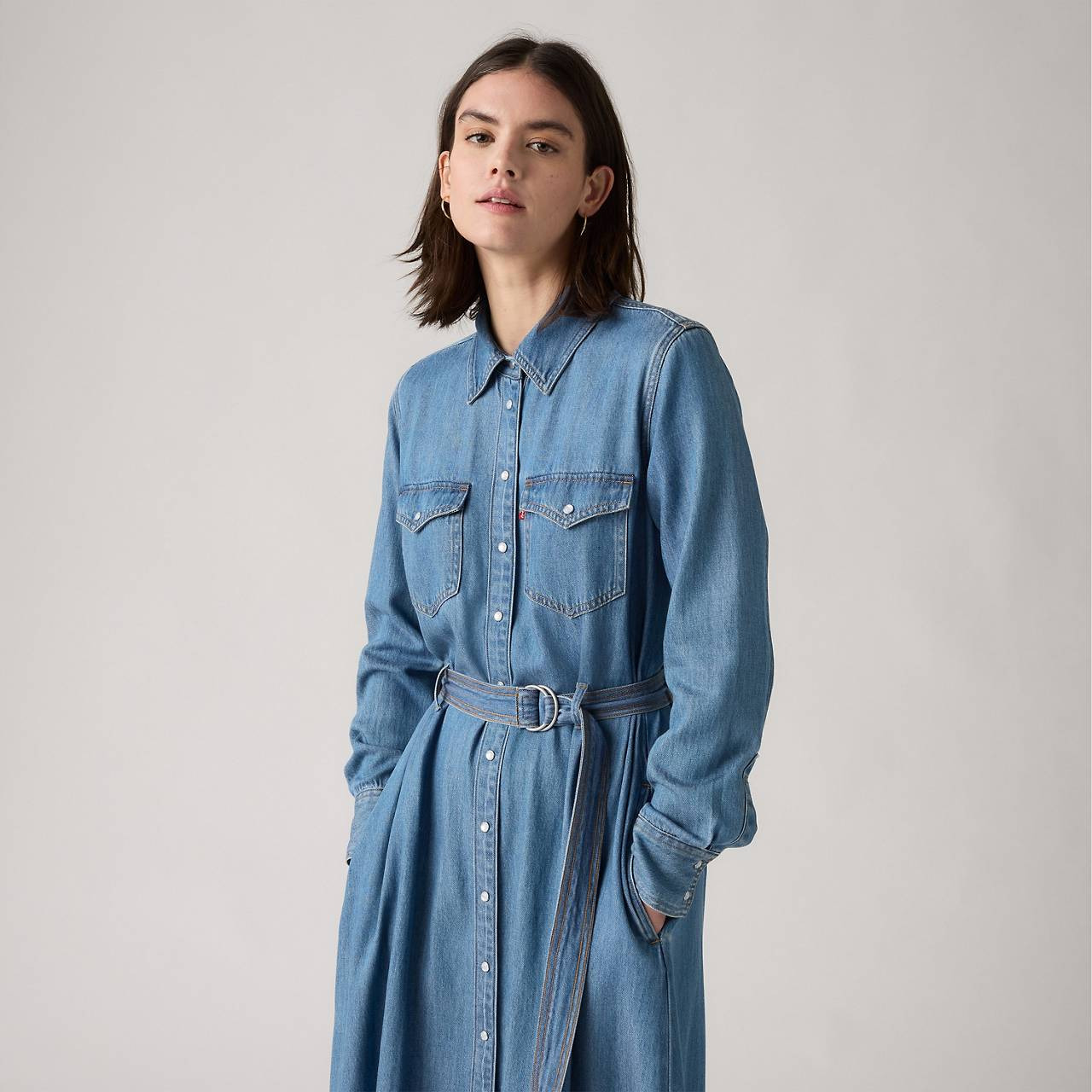 QUINCEY LONG-SLEEVE MAXI DRESS - 4