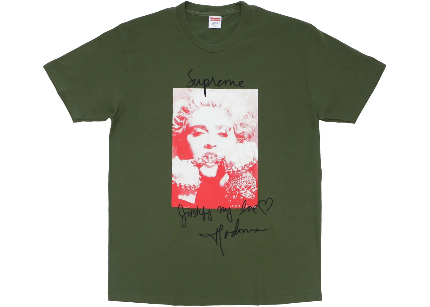 Supreme Madonna Tee Olive - 1