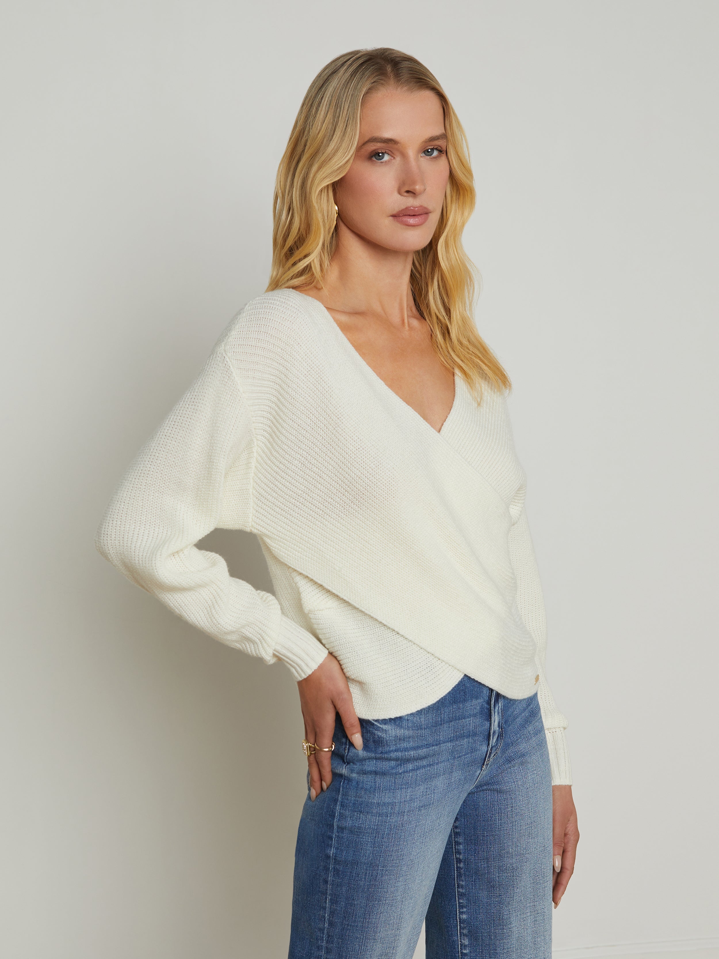 Antonella Crossover Sweater - 4