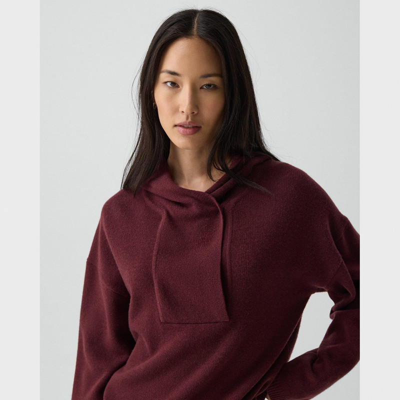 Oversized Hoodie in Felted Wool-Cashmere 5