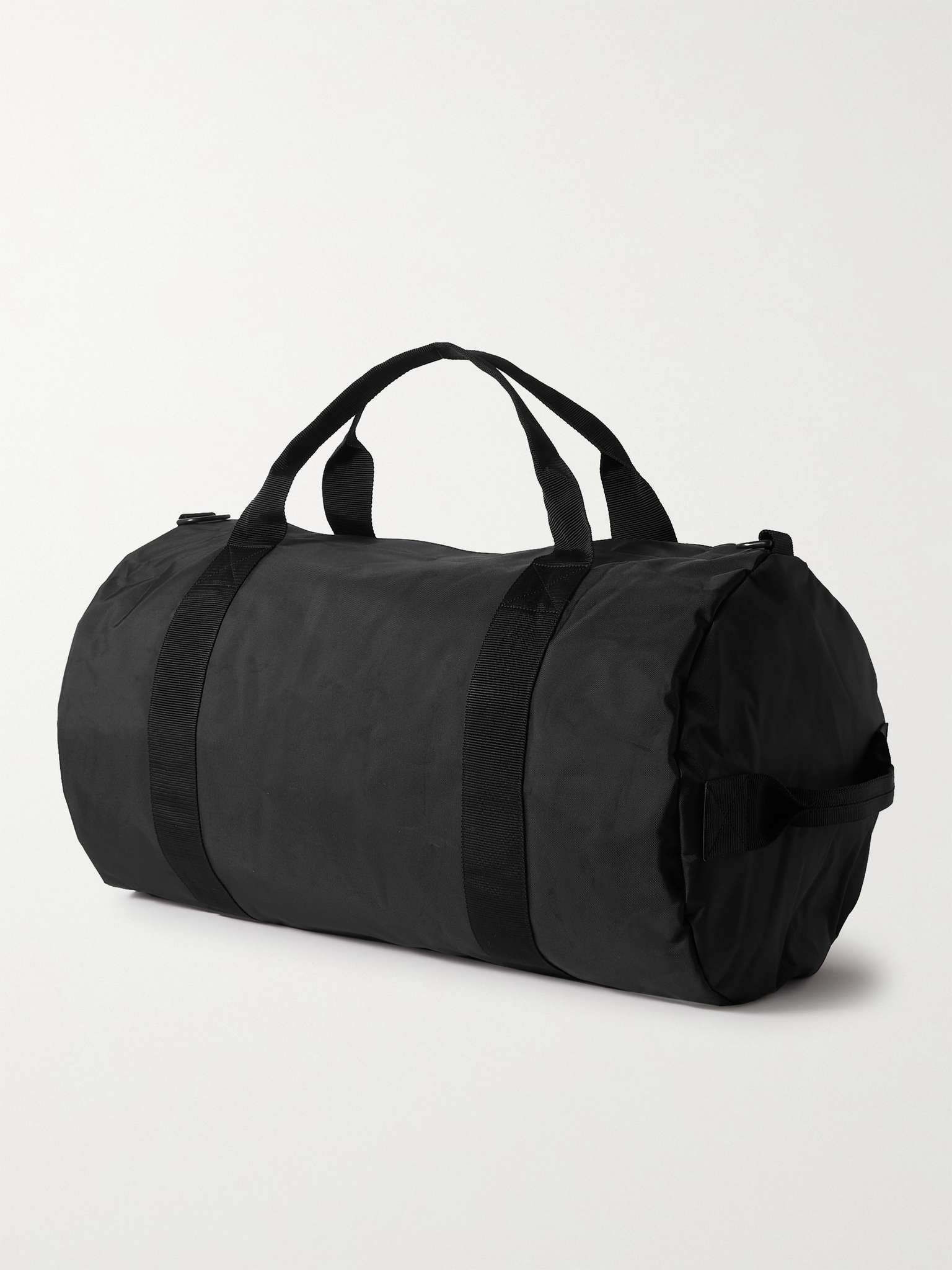 Drum-M Logo-Appliquéd Webbing-Trimmed Coated-Nylon Holdall - 4