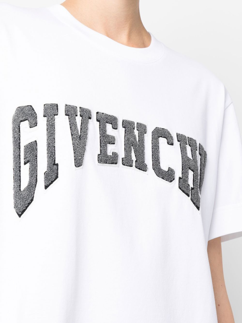 logo print cotton T-shirt - 5