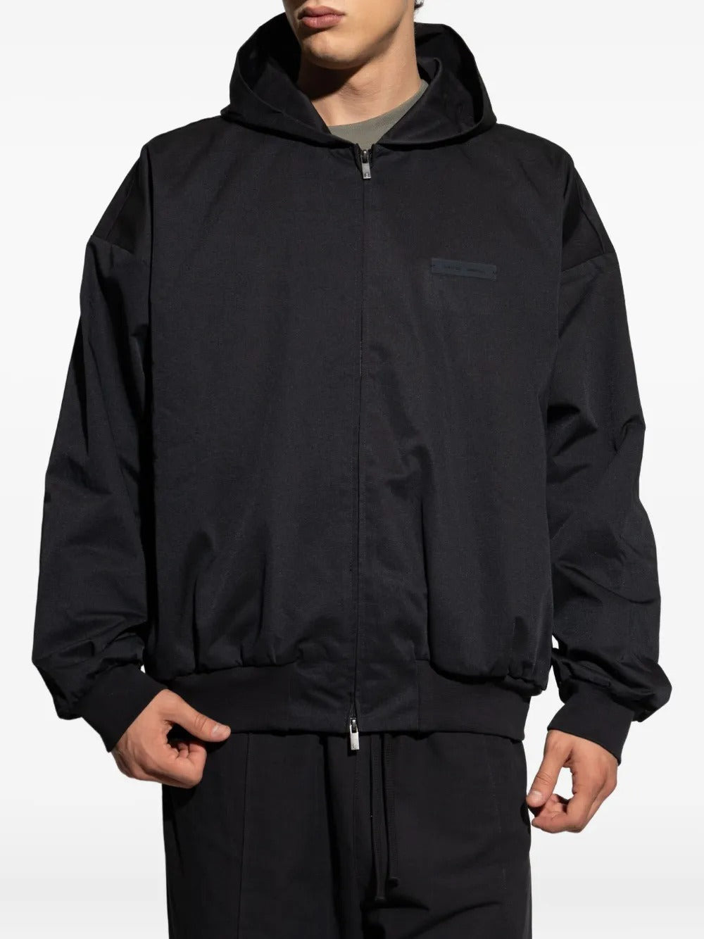 FEAR OF GOD ESSENTIALS - Men Poly Twill Bomber Hoodie - 1