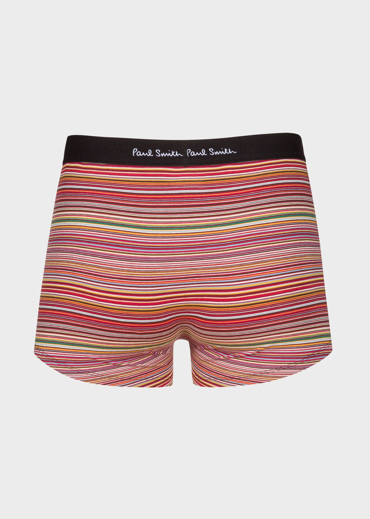 'Signature Stripe' and Plain Boxer Briefs Three Pack - 4