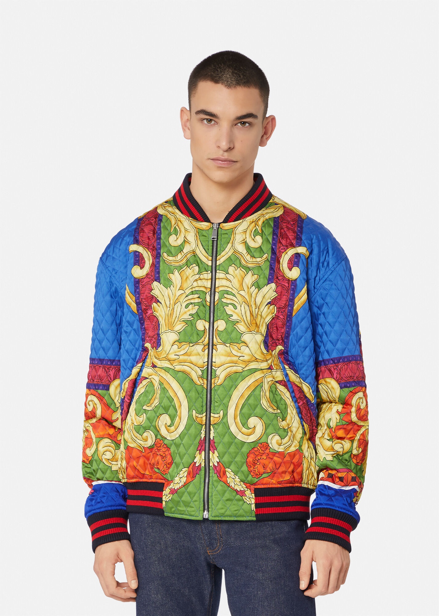 Medusa Renaissance Print Bomber Jacket - 2