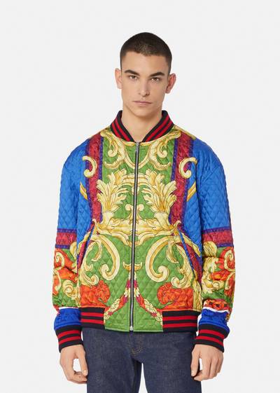 VERSACE Medusa Renaissance Print Bomber Jacket outlook