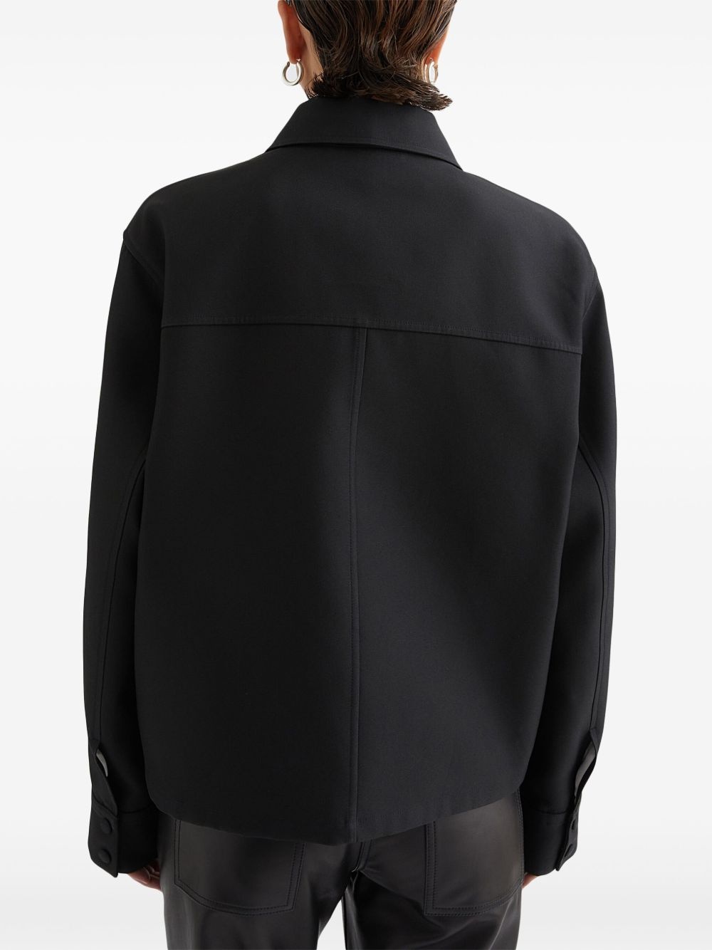 button-up shirt jacket - 3
