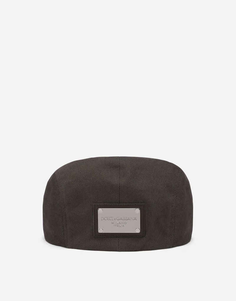 Dolce & Gabbana Cotton twill flat cap outlook