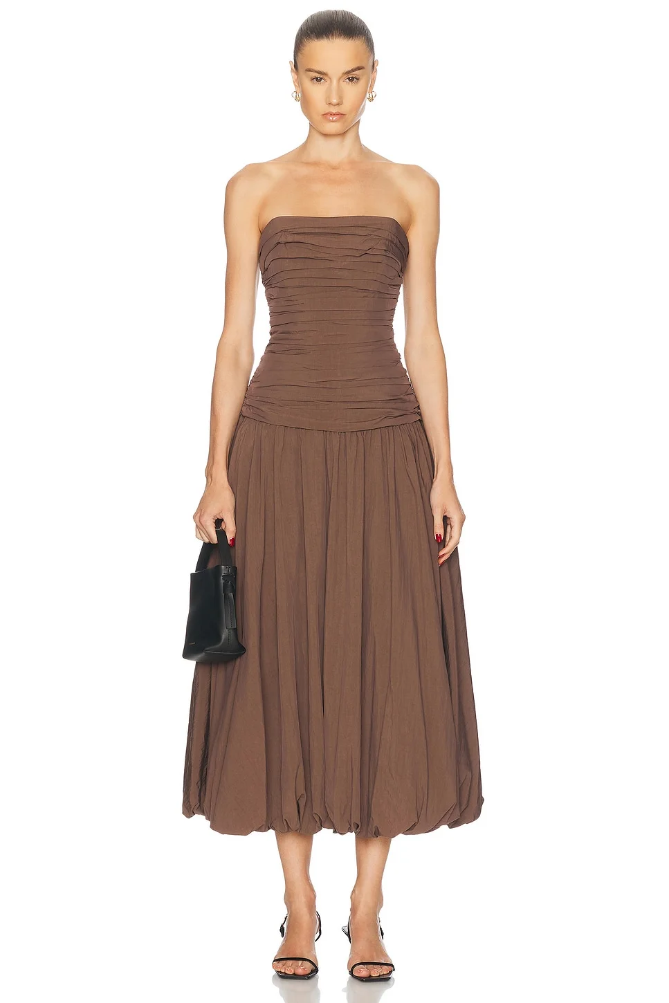 Strapless Midi Dress - 1