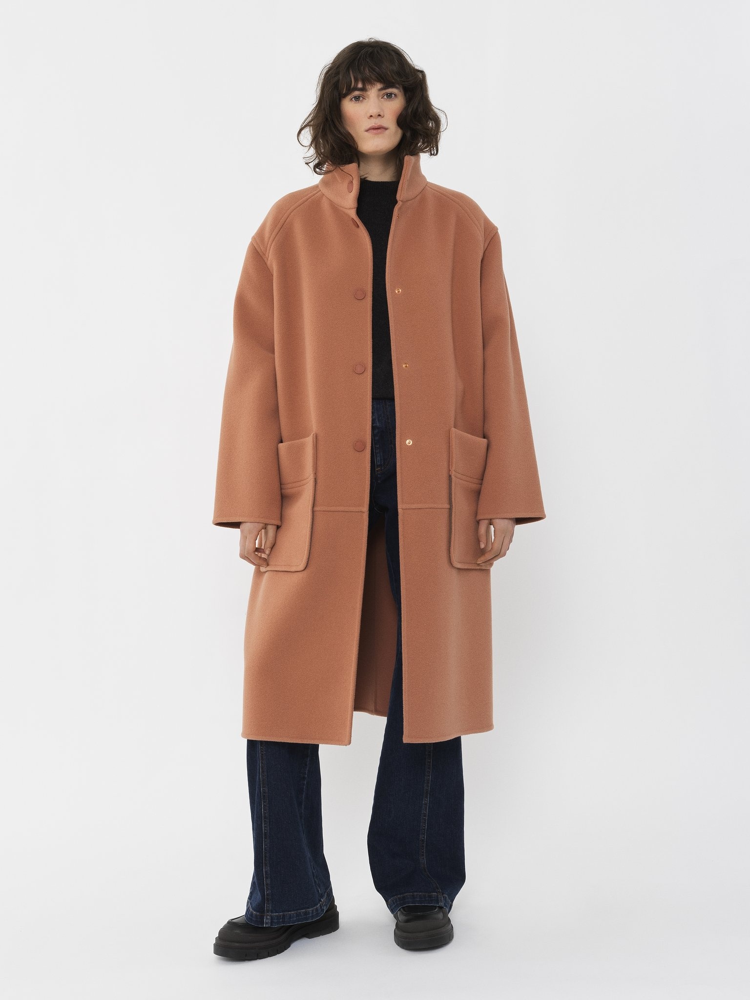 HIGH-NECK COAT - 2
