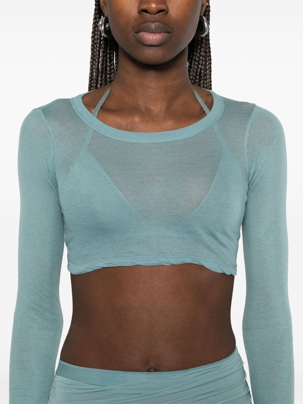 cropped T-shirt - 5