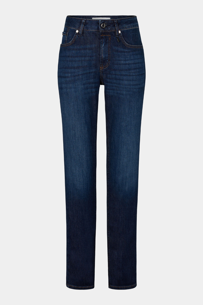 Bridget Girlfriend Fit Jeans in Dark denim blue 1